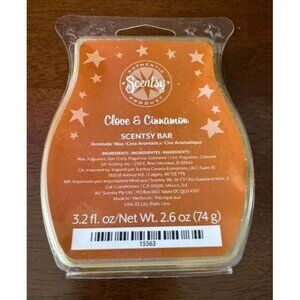 Scentsy Wax Melt Bars Clove And Cinnamon Made In USA Retired Scent Aromatics New